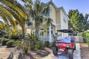 Santa Rosa Beach House with Bikes, Deck and Grill!